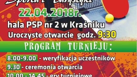  II Ogólnopolski Rodzinny Festiwal Tenisa Stołowego w Kraśniku