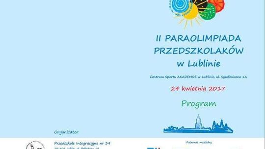 II Paraolimpiada Przedszkolaków w Lublinie