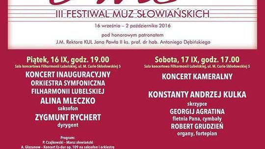 III Festiwal Muz Słowiańskich w Filharmonii (program)