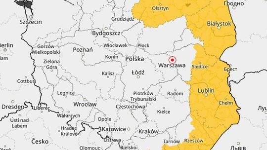 IMGW ostrzega: Deszcz, pioruny, grad w Lubelskiem
