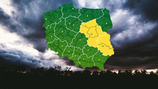 IMGW ostrzega: Nadchodzą burze i silny wiatr, nawet do 80 km/h