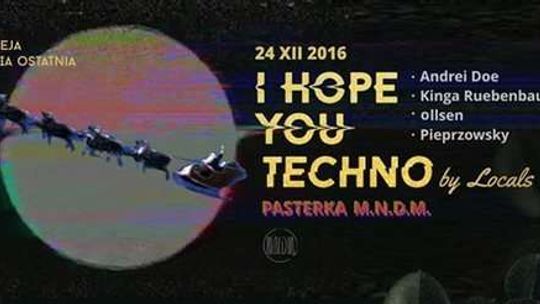 Impreza "I hope you techno" w klubie Nadzieja