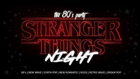 Impreza w stylu Stranger Things w Graffiti