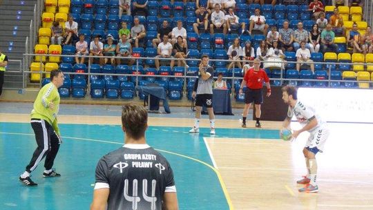 Inauguracyjne podium Azotów Puławy w Szczypiorno Cup