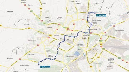 Internetowa mapa z autobusami: Przetestuj i zgłoś poprawki