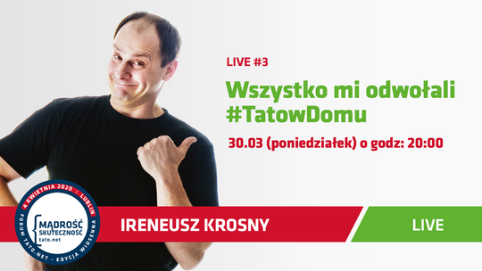 Ireneusz Krosny na żywo o tym, co straciliśmy i zyskaliśmy w wyniku epidemii