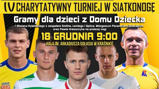 IV Charytatywny Turniej w Siatkonogę już 18 grudnia. Koszulka Roberta Lewandowskiego na aukcji