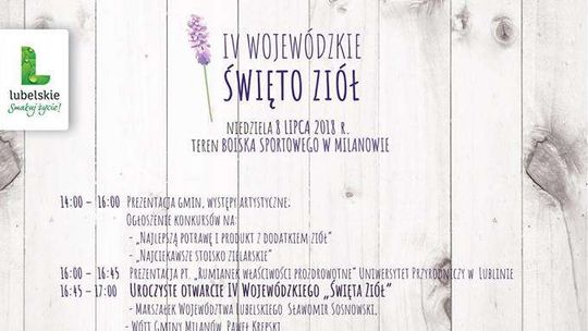 IV Wojewódzkie Święto Ziół w Milanowie