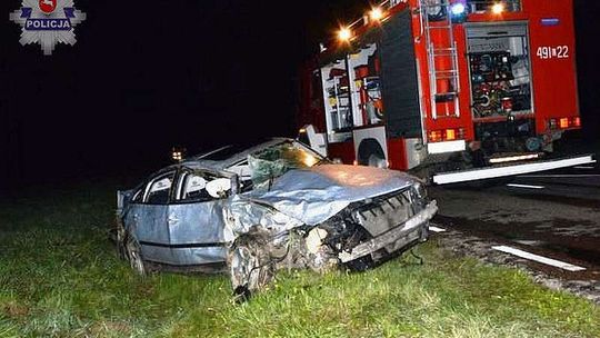 Jabłoń: Zderzyły się dwa volkswageny