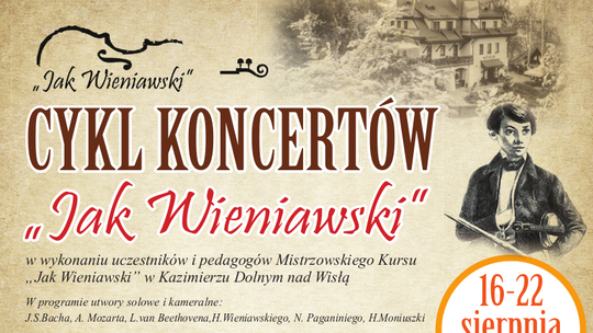 Jak Wieniawski - koncert w Kazimierzu