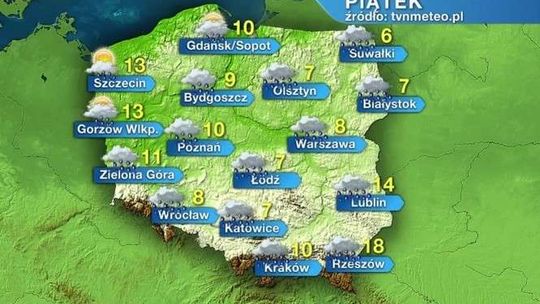 Jaka będzie pogoda w piątek w Lublinie i regionie?