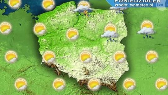 Jaka będzie pogoda w poniedziałek w Lubelskiem?