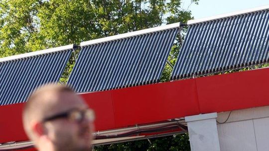 Janów Lubelski. Kolejka po solary