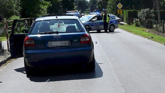 Janów Lubelski: Samochód próbował ominąć pieszego. Nie udało się