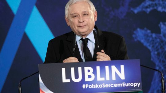 Jarosław Kaczyński w Lublinie o "jedynkach" na listach: "Kierowaliśmy się zasadą użyteczności"