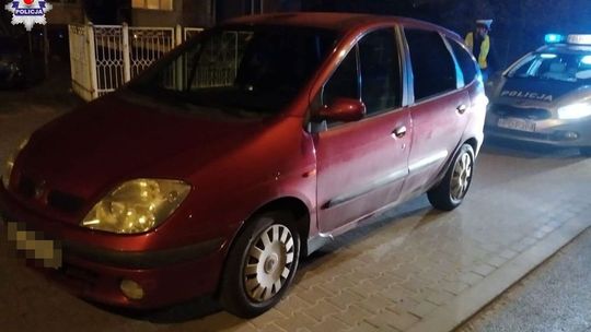 Jechał przez Puławy od krawężnika do krawężnika