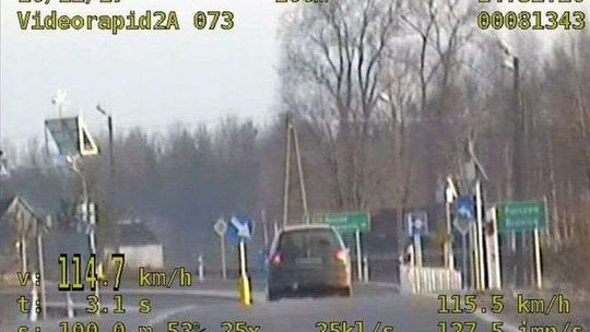 Jechała 114 km/h w terenie zabudowanym. Straciła prawo jazdy 