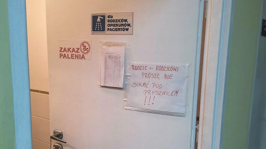 Jedna łazienka na trzy oddziały w Uniwersyteckim Szpitalu Dziecięcym w Lublinie. "Proszę nie sikać pod prysznicem"