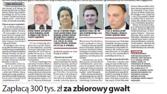 Jedynka Dziennika Wschodniego z 10 lipca 2015 roku