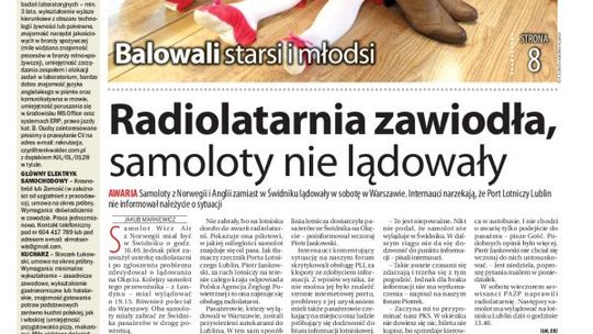 Jedynka Dziennika Wschodniego z 11 lutego 2013