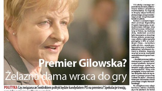 Jedynka Dziennika Wschodniego z 11 września 2012 r.