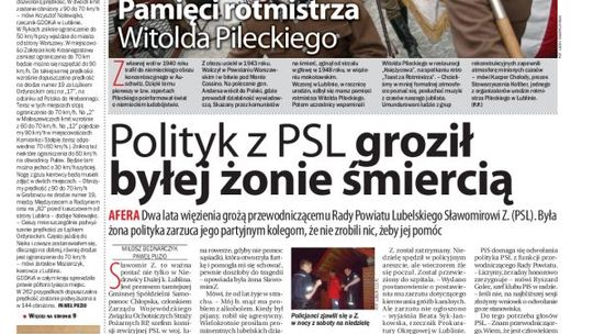 Jedynka Dziennika Wschodniego z 14 maja 2013