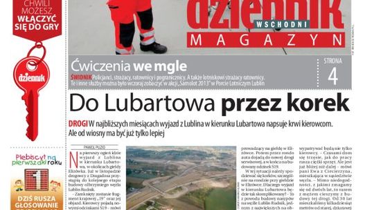 Jedynka Dziennika Wschodniego z 18 października 2013