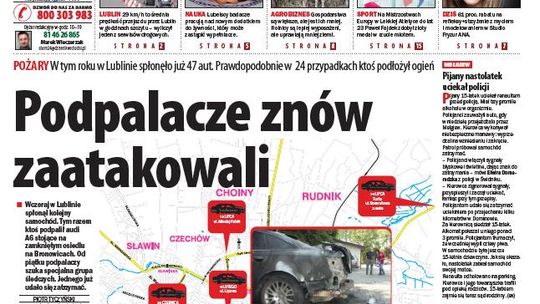 Jedynka Dziennika Wschodniego z 19 lipca 2011 r.