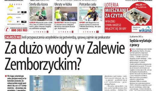 Jedynka Dziennika Wschodniego z 19 maja 2012