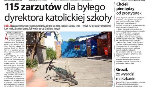 Jedynka Dziennika Wschodniego z 19 maja 2013