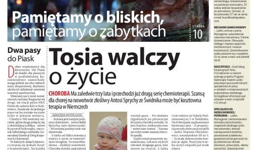 Jedynka Dziennika Wschodniego z 2 listopada 2012