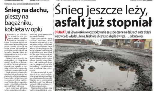 Jedynka Dziennika Wschodniego z 2 lutego 2013