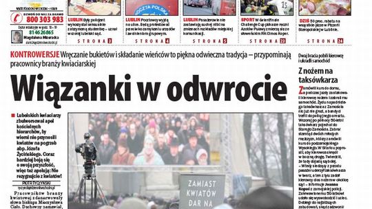 Jedynka Dziennika Wschodniego z 2 marca 2011