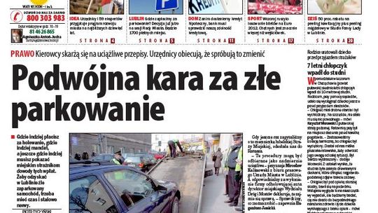 Jedynka Dziennika Wschodniego z 20 kwietnia 2011 r.