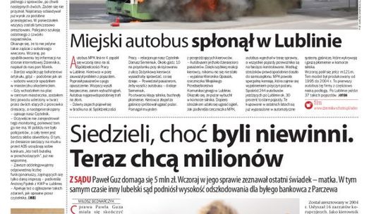 Jedynka Dziennika Wschodniego z 23 maja 2013