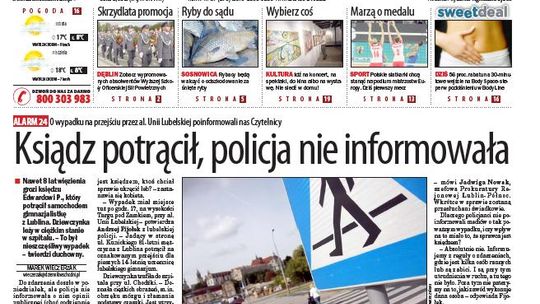 Jedynka Dziennika Wschodniego z 24 września 2011 r.