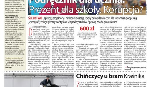 Jedynka Dziennika Wschodniego z 25 lutego 2013