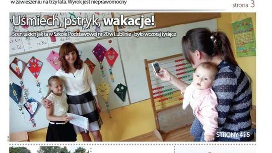 Jedynka Dziennika Wschodniego z 27 czerwca 2015 r.