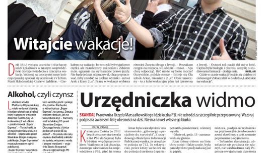 Jedynka Dziennika Wschodniego z 28 czerwca 2013