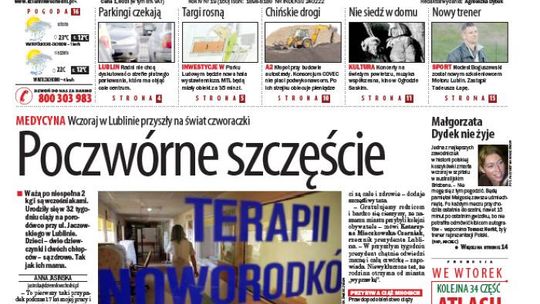 Jedynka Dziennika Wschodniego z 28 maja 2011