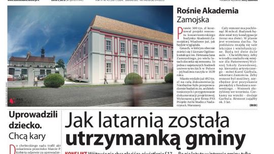 Jedynka Dziennika Wschodniego z 30 listopada 2013