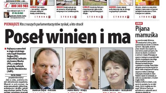 Jedynka Dziennika Wschodniego z 30 maja 2011 r.