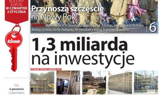 Jedynka Dziennika Wschodniego z 31 grudnia 2013