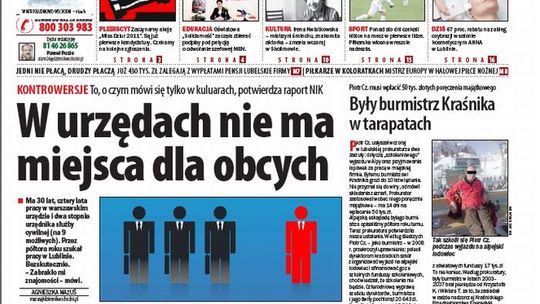 Jedynka Dziennika Wschodniego z 4 marca 2011