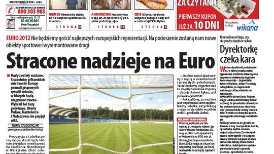 Jedynka Dziennika Wschodniego z 6 grudnia 2011 r.