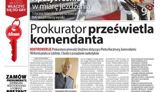 Jedynka Dziennika Wschodniego z 6 grudnia 2013