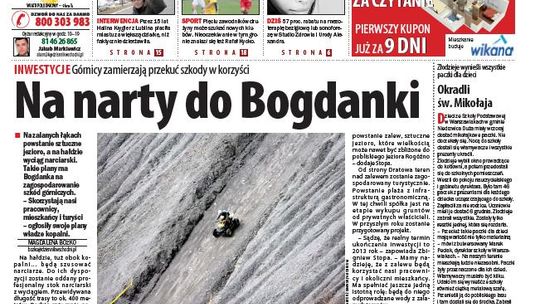 Jedynka Dziennika Wschodniego z 7 grudnia 2011 r.