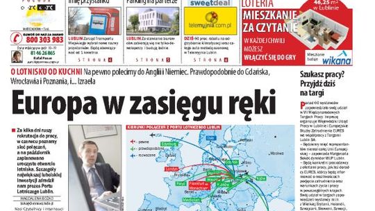 Jedynka Dziennika Wschodniego z 7 marca 2012