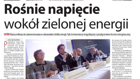 Jedynka Dziennika Wschodniego z 8 grudnia 2012