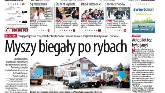 Jedynka Dziennika Wschodniego z 8 stycznia 2011